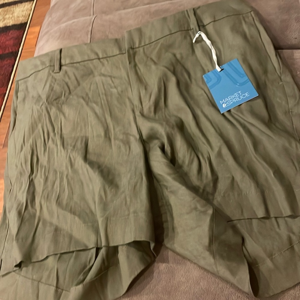 Market and spruce shorts for women brand new green